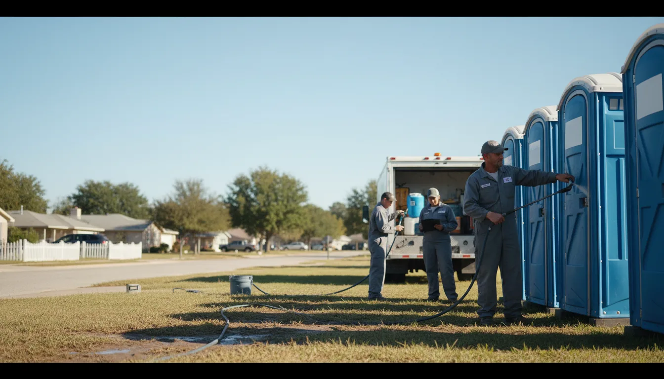 Long-Term Portable Toilet Rental in Gridley, KS near me